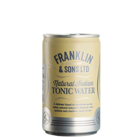 Тоник Нэйчурал Индиан / Natural Indian Tonic Water, Franklin & Sons, 0.15л