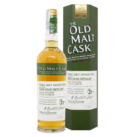 Виски Old Malt Cask Glencadam 1990 21yo 50% 0,7л