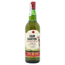 Виски Sam Barton Canadian 5 лет 40% 0,7л mini slide 1