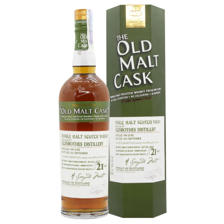 Виски Old Malt Cask Glenrothes Vintage 1990 21 год 50% 0,7л