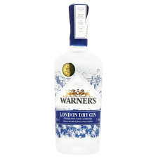 Джин Warner's London Dry 40% 0,7л mini slide 1