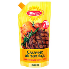 Майонезний соус Олком Смачно як завжди 30% 360г mini slide 1
