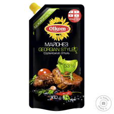 Майонез Olkom Грузинський стиль 53% 360г mini slide 1