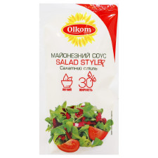 Соус майонезный Olkom Salad Style 30% 150г mini slide 1