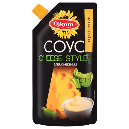 Соус майонезный Olkom Cheese Style 50% 180г