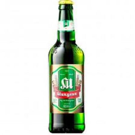 Пиво Микулинецкое Микулин живое светлое пильзенского типа непастеризованное стеклянная бутылка 4.2%об. 500мл Украина slide 1