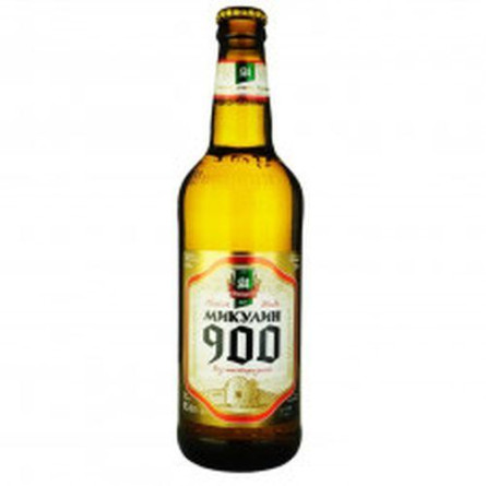 Пиво Микулин 900 светлое 5% 0,5л