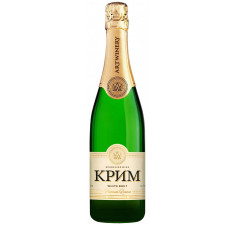 Вино ігристе АЗШВ КРИМ біле брют 13.5% 0,75л mini slide 1