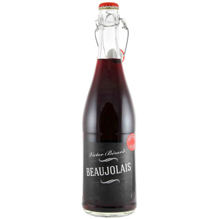 Вино Божоле Нуво / Beaujolais Nouveau, 2019, Victor Berard, червоне сухе 0.75л