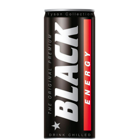 Енергетичний напій Black Energy Drink, 0.25л