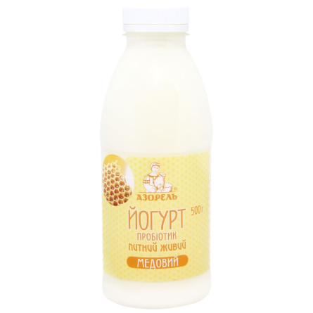 Йогурт-пробиотик Азорель Медовый 4% 500г