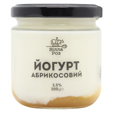 Йогурт Вілла Роз Абрикосовий 3,5% 200г mini slide 1