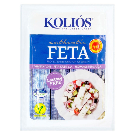 Сыр Kolios Фета безлактозный 43% 150г slide 1