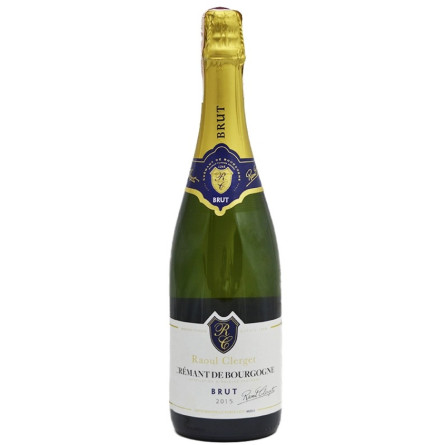 Игристое вино Креман де Бургонь, Рауль Клергет / Cremant de Bourgogne, Raoul Clerget, белое брют 12% 0.75л