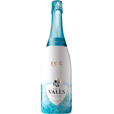 Игристое вино Айс Спарклинг Бланко, Барон де Вальс / Ice Sparkling Blanco, Baron de Valls, Vicente Gandia, белое полусухое 0.75л slide 1