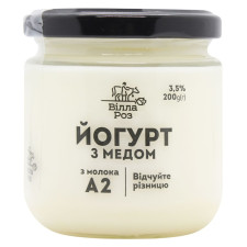 Йогурт Вілла Роз А2 з медом 3,5% 200г mini slide 1