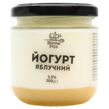 Йогурт Вілла Роз Яблучний 3,5% 200г mini slide 1