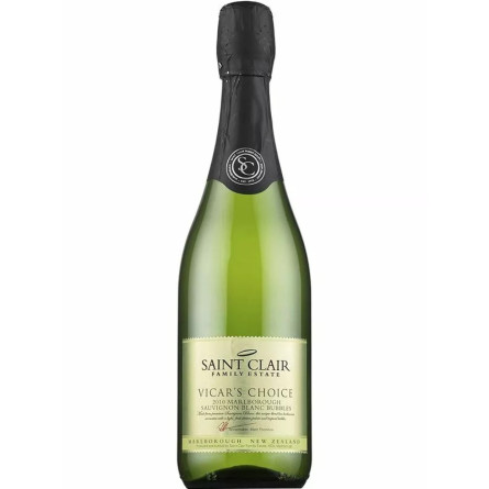 Игристое вино Визар Чойз Совиньон Блан / Vicar's Choice Sauvignon Blanc, Saint Clair, белое брют 12.5% 0.75л