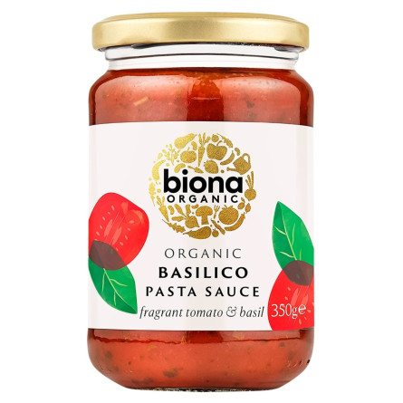Соус Biona Organic Basilico для пасты органический 350г slide 1