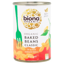 Боби Biona Organic запечені в томатному соусі 400г mini slide 1