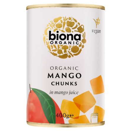 Манго Biona Organic Кусочки в соке 400г