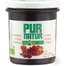 Джем PurNatur 4 фрукта 370г mini slide 1