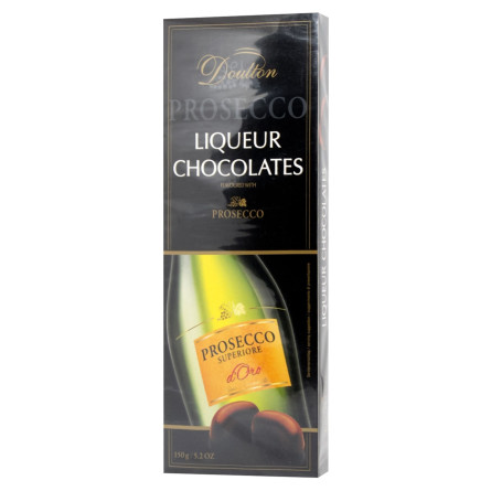 Конфеты Doulton Piasten шоколадные с игристым вином prosecco 150г