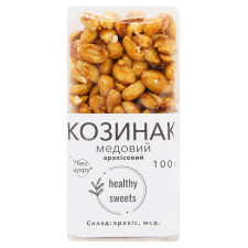 Козинак Healthy Sweets Арахис медовый 100г mini slide 1
