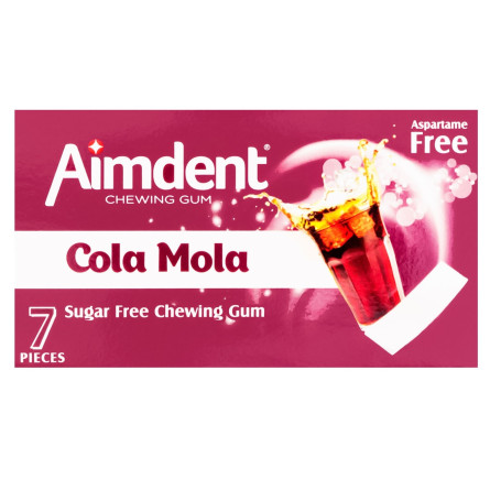 Жевательная резинка Aimdent Кола Мола без сахара 7шт 14,5г