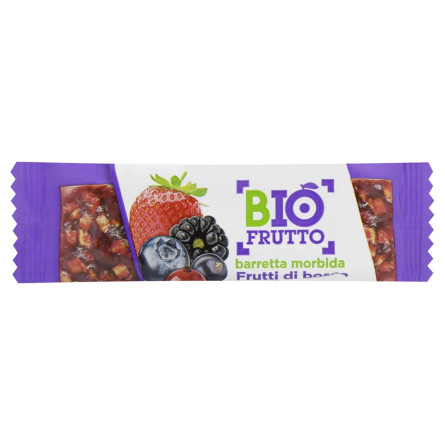 Батончик Biofrutto из лесных ягод органический 30г