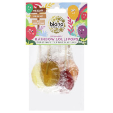 Льодяник Biona Organic Rainbow органічний без цукру 50г mini slide 1