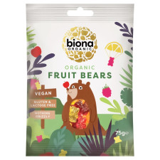 Цукерки желейні Biona Organic Fruit Bears органічні 75г mini slide 1