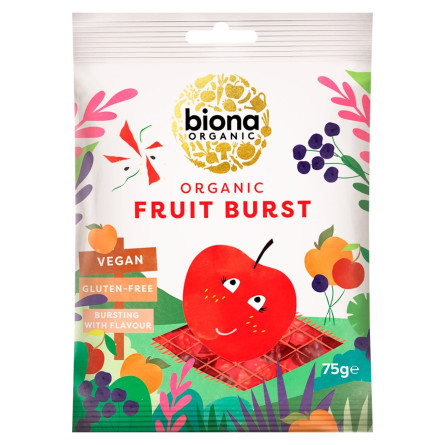 Цукерки Biona Organic Fruit Burst желейні органічні 75г