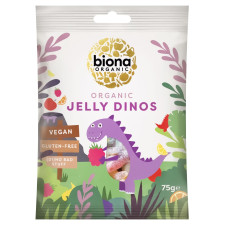 Цукерки желейні Biona Organic Jelly Dinos органічні 75г mini slide 1