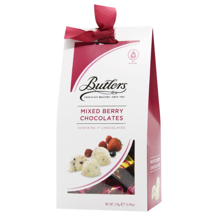 Цукерки Butlers в білому шоколаді з ягодами 170г