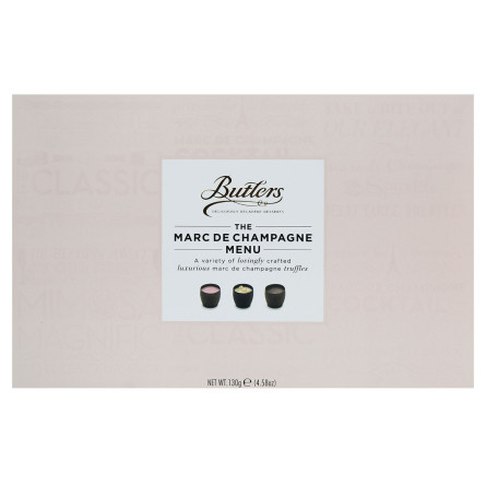Цукерки Butlers The Marc De Champagne Menu шоколадні 130г