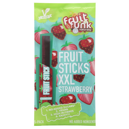 Палочки фруктовые Fruit Funk с ароматом клубники 5шт*20г slide 1