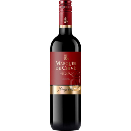Вино Темпранильо, Крианза / Tempranillo, Crianza, Marques De Chive, красное сухое 12.5% 0.75л