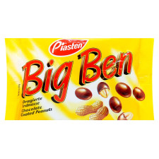 Драже Piasten Big Ben Brown Арахіс в шоколаді 100г mini slide 1