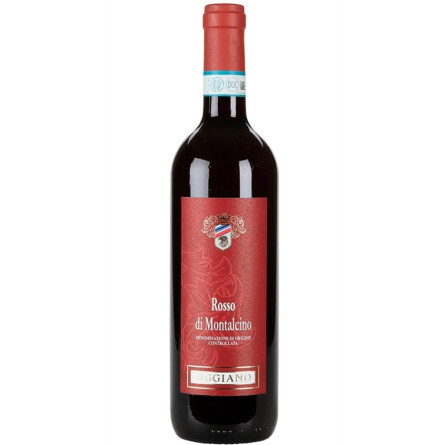 Вино Россо ді Монтальчіно / Rosso di Montalcino DOC, Azienda Uggiano, червоне сухе 0.75л