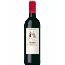 Вино Карін'ян Сіра / Carignan Syrah, Les Vignerons, червоне напівсухе 0.75л mini slide 1