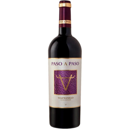 Вино Пасо а Пасо Темпранільо / Paso a Paso Tempranillo, Volver, червоне сухе 14% 0.75л