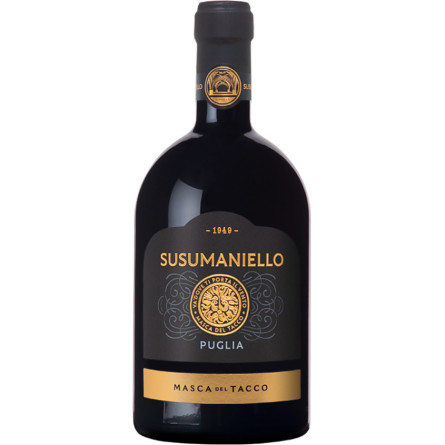 Вино Сузуманьелло / Susumaniello, Masca del Tacco, красное полусухое 0.75л