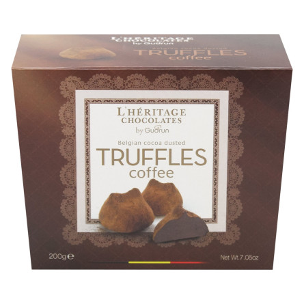 Трюфелі L'Heritage Chocolates з кавою 200г
