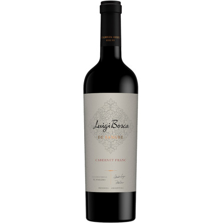 Вино "Де Сангре", Каберне Фран / "De Sangre", Cabernet Franc, Luigi Bosca, червоне сухе 0.75л