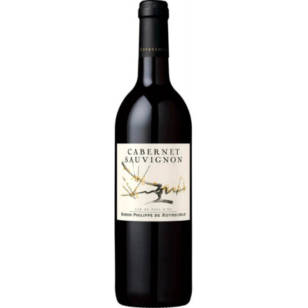 Вино Каберне Совіньйон / Cabernet Sauvignon, Baron Philippe de Rothschild, червоне сухе 0.75л slide 1