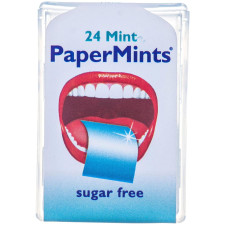 Пластинки ментоловые PaperMints без сахара 24шт mini slide 1