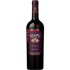Вино Гран Резерва Карменер, Мапу / Gran Reserva Carmenere, Mapu, червоне сухе 0.75л mini slide 1