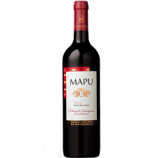 Вино Каберне Совіньйон-Карменер, Мапу / Cabernet Sauvignon-Carmenere, Mapu, червоне сухе 0.75л mini slide 1