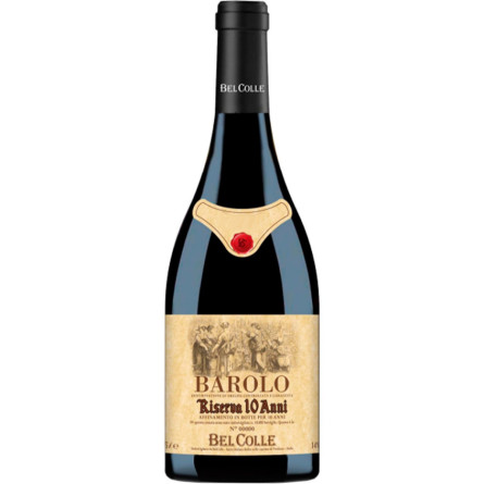 Вино Бароло / Barolo, Bel Colle, червоне сухе 0.75л